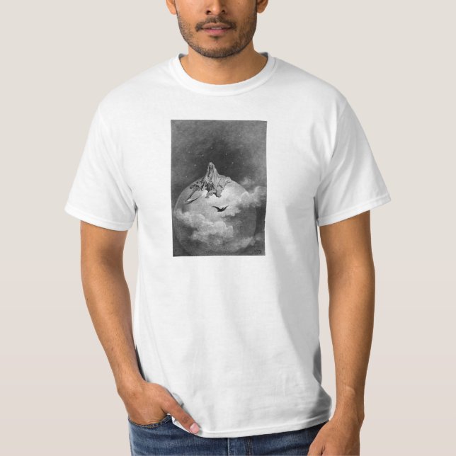 Camiseta Gustave Dore - O Raven (Frente)