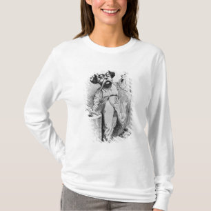 Camiseta Gustave Flaubert que disseca a senhora Bovary
