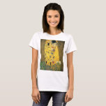 Camiseta GUSTAVO KLIMT - O beijo 1907<br><div class="desc">GUSTAVO KLIMT - O beijo 1907
Folha do óleo e de ouro em canvas</div>