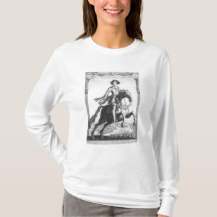 Camiseta Gustavus Adolphus II, rei da suecia, sobre