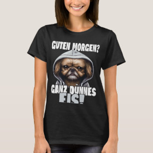 Camiseta Guten Morgen Ganz fino Eis Café Dizendo