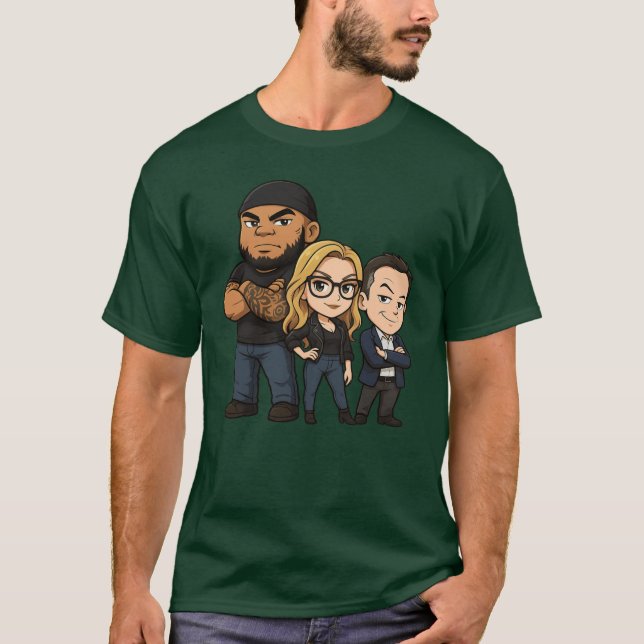 Camiseta Gutfeld Crew Chibi Greg Gutfeld boy (Frente)