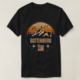 Camiseta Guttenberg, Iowa Ia, Estados Unidos