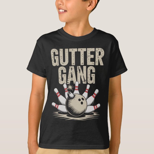 Camiseta Gutter Gang Bowling 1  (Frente)