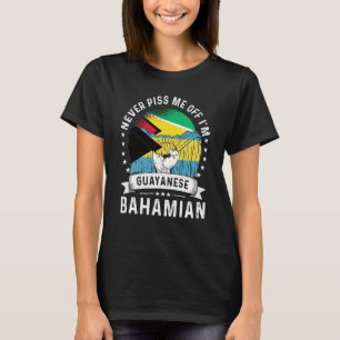 Camiseta Guyana Flag Bahamas cultiva orgulho cidadão humor