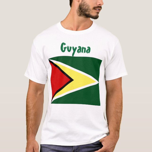 Camiseta Guyana mens t-shirts (Frente)