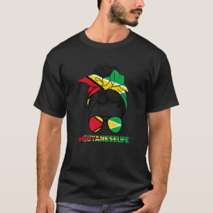 Camiseta Guyaneselife Guiana Bandeira do Guiana