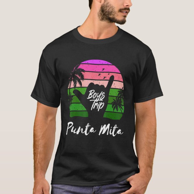 Camiseta Guys Punta Mita Mexico Trip Matching Vacation (Frente)