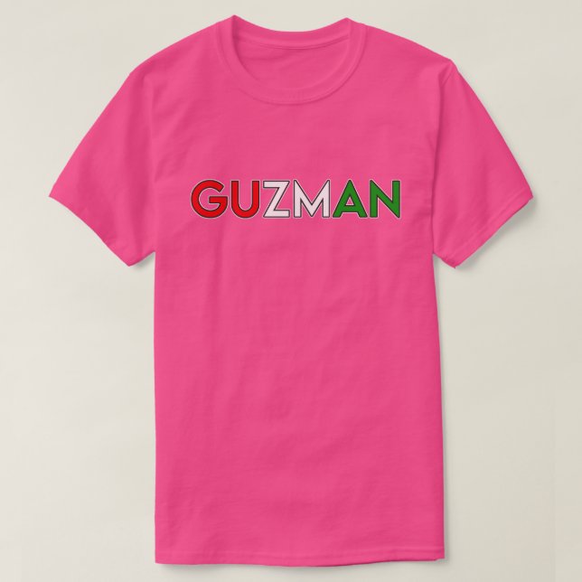 Camiseta GUZMAN 01 - T-Shirt masculina (Frente do Design)