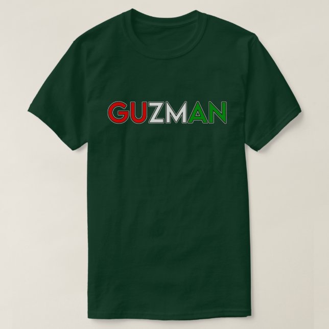 Camiseta GUZMAN 01 - T-Shirt masculina (Frente do Design)