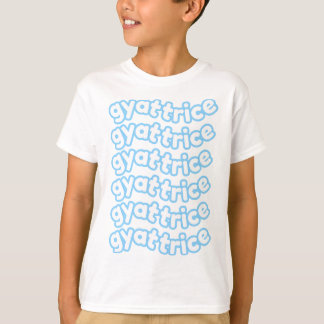 Camiseta @gyattrice Logotipo Pastel Blue Kid