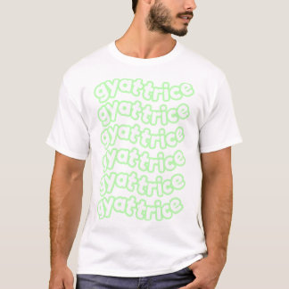 Camiseta @gyattrice Logotipo Pastel Green Men