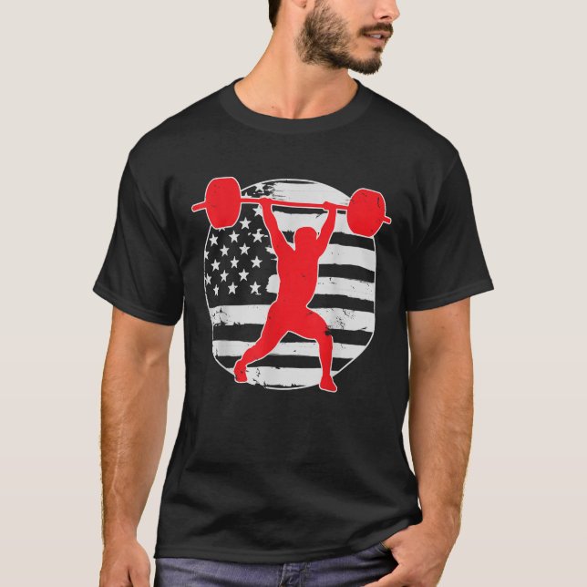 Camiseta Gym American Flag 4 De Julho Vi (Frente)