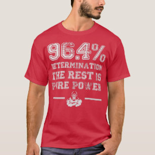 Camiseta Gym and fitness, determination and pure power 