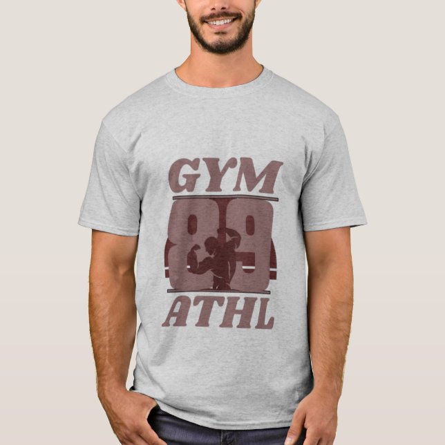Camiseta gym athl (Frente)
