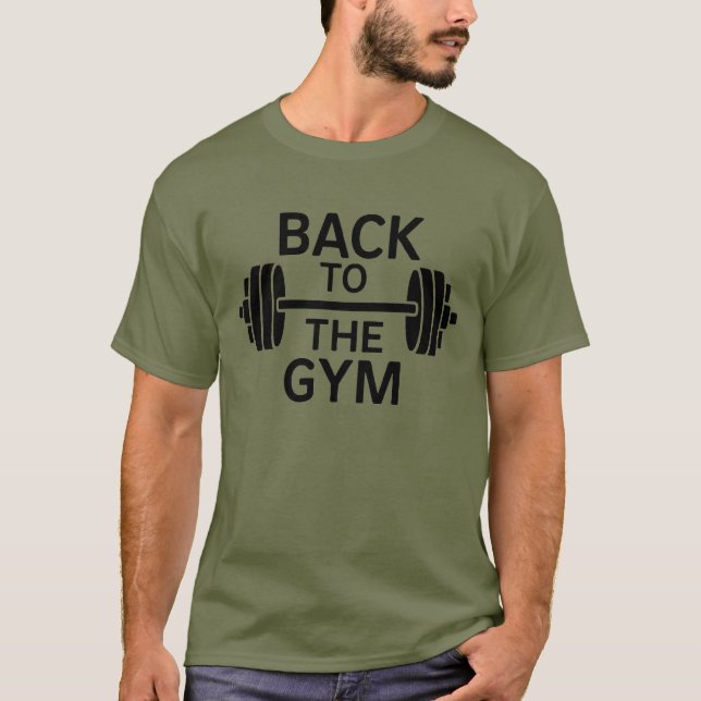 Camiseta Gym Barbell (Frente)
