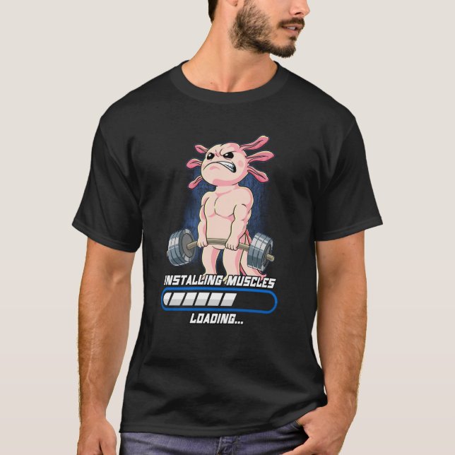Camiseta Gym Bodybuilding Installing Músculos 2 (Frente)