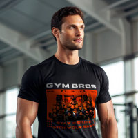 Camiseta Gym Bros | Motivação de Treino de Fratern