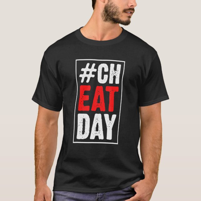 Camiseta Gym Cheat Day Unhealth Carbs Workout Gym (Frente)