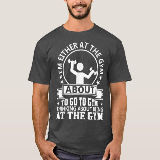 Camiseta Gym com Engraçado Dizendo Musculatura em Gym Lover