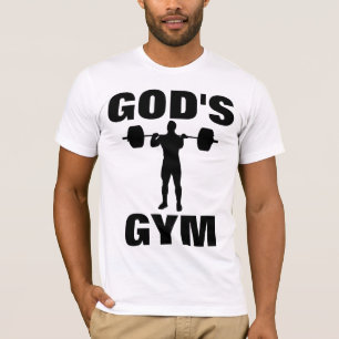 Camiseta GYM DE DEUS, T-shirts cristãs