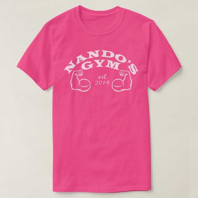 CAMISETA GYM DE NANDO - NG001 (Frente do Design)
