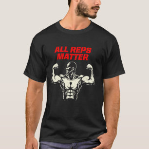 Camiseta Gym de Trabalho de Malhação de Todos os Representa