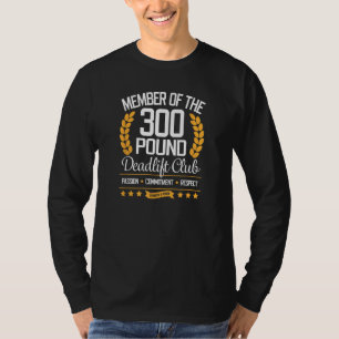 Camiseta Gym do Clube de Empilhação de 300 Libras para Home