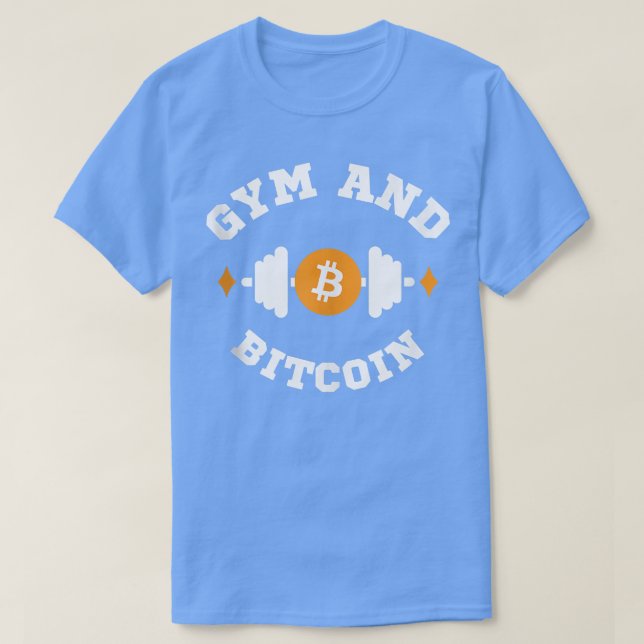 Camiseta Gym E Bitmoney Gym Bodybuilding Malhação Fun Crypt (Frente do Design)