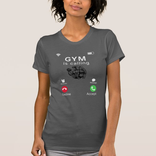 Camiseta Gym está chamando (Frente)