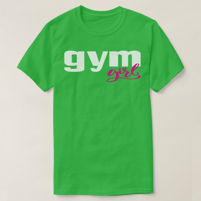 Camiseta Gym Girl (Frente do Design)