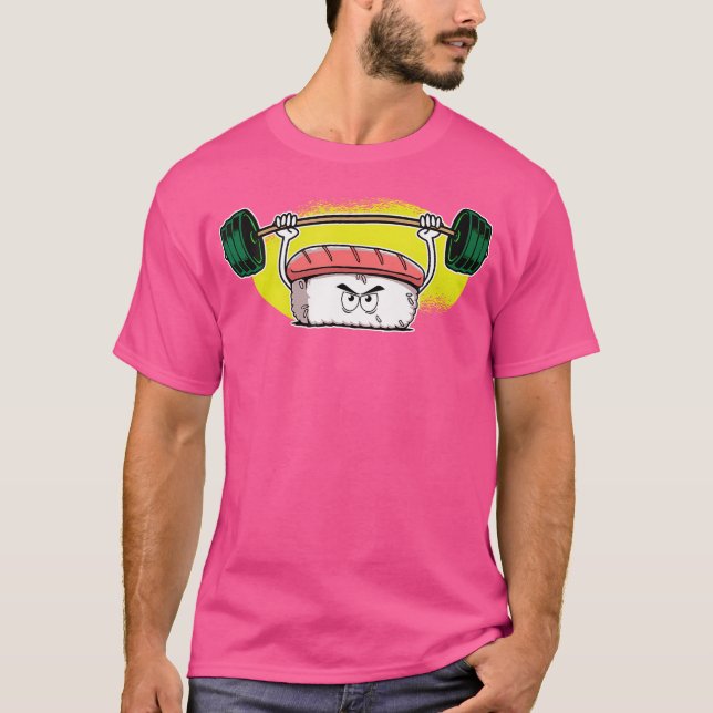 Camiseta Gym I Malhação I Comida Japonesa Eu Ponho Levantan (Frente)