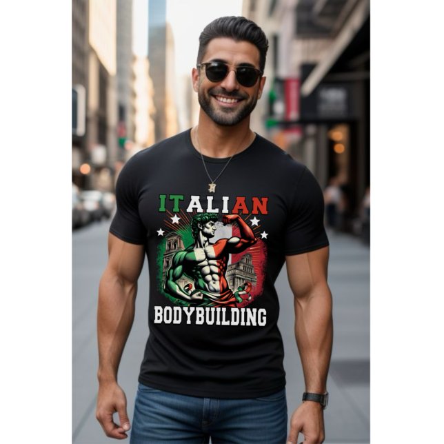Camiseta Gym italiano da construção de edifícios (Criador carregado)