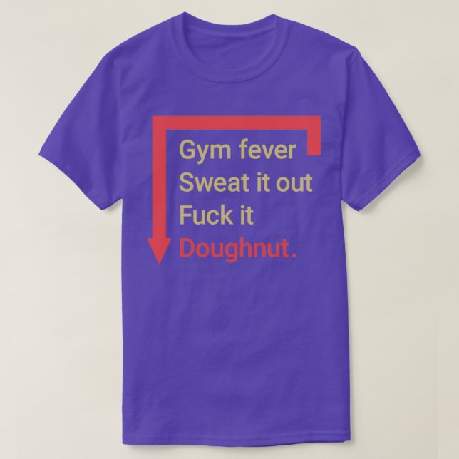 Camiseta Gym junkie (Frente do Design)
