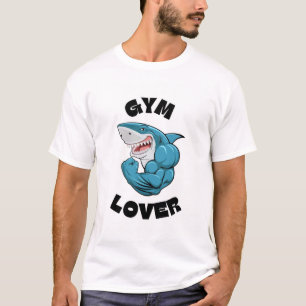 Camiseta Gym Lover Shark – Poder Muscular