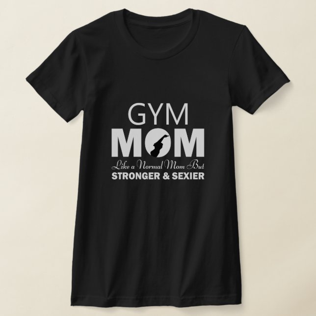 Camiseta Gym Mãe Jersey T-Shirt (Postura )