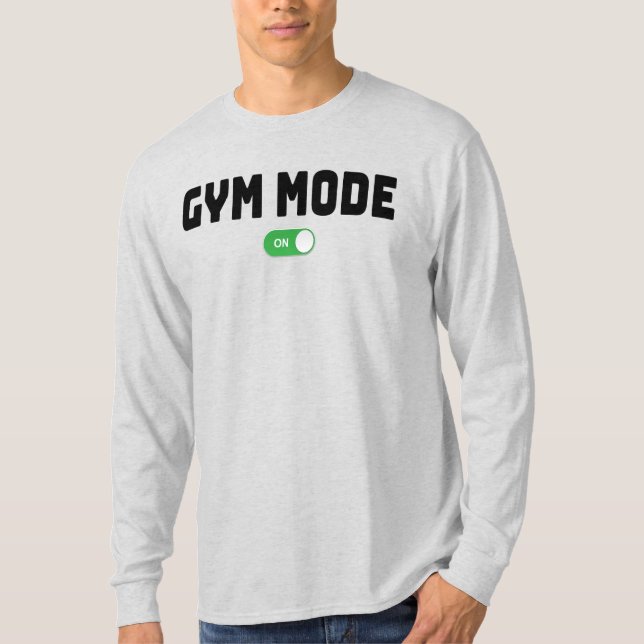 Camiseta GYM MODE ON (Frente)
