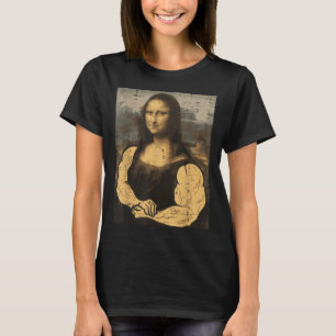 Camiseta Gym Mona Lisa Muscle Workout Malhação Bodybuild