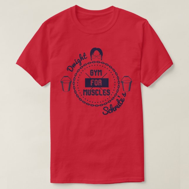 Camiseta Gym para os Músculos (Frente do Design)
