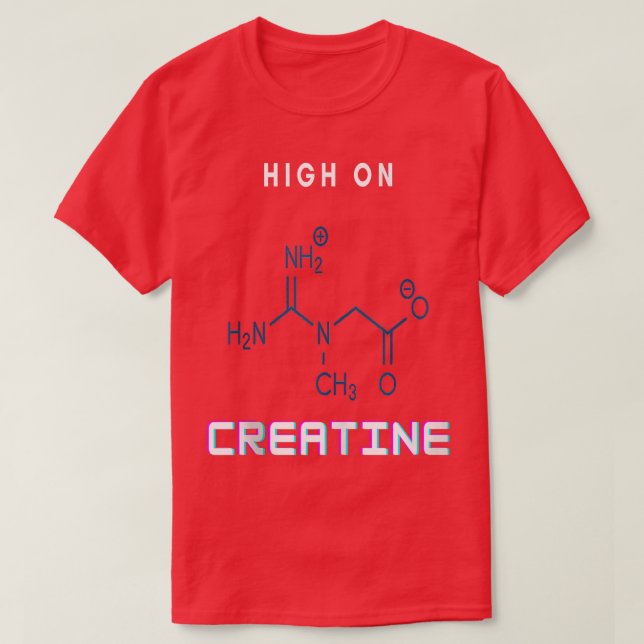 Camiseta Gym Power High on Creatine  (Frente do Design)