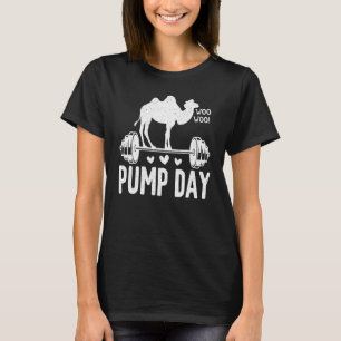Camiseta Gym Pump Day Camel Malhação Barbell Men Mulheres