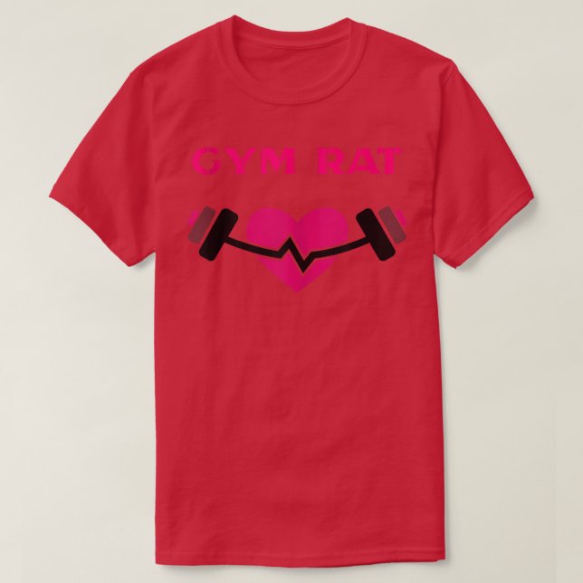 Camiseta Gym Rat  (Frente do Design)
