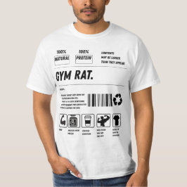 Camiseta Gym Rat Formula: Handle With Gains
