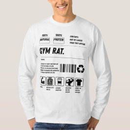 Camiseta Gym Rat Formula: Handle With Gains