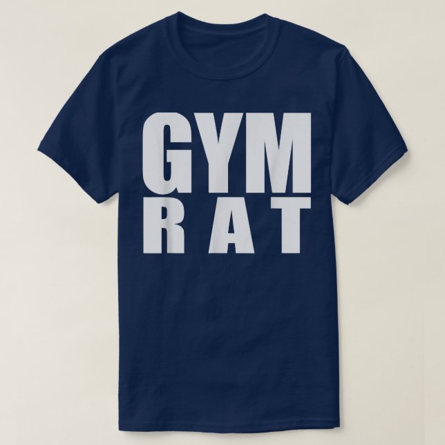 Camiseta Gym Rat T Tee (Frente do Design)
