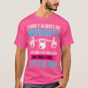 Camiseta Gym Say Malhação Formador Barbell Workout