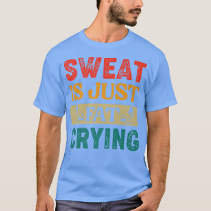 Camiseta Gym Sweat É Apenas Gata Chorando Retro Vintage