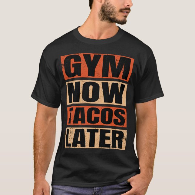 Camiseta Gym Tacos Mais Tarde Gym (Frente)
