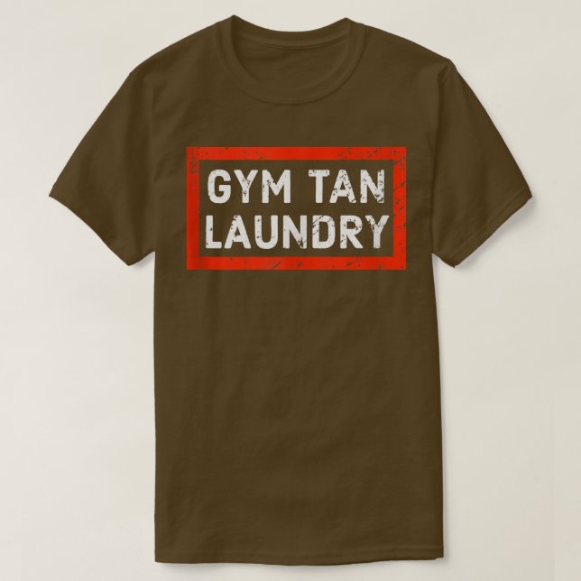 Camiseta Gym Tan Laundry  (Frente do Design)