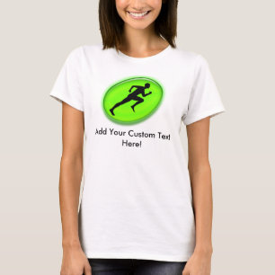 Camiseta Gym verde do costume do logotipo da malhação do